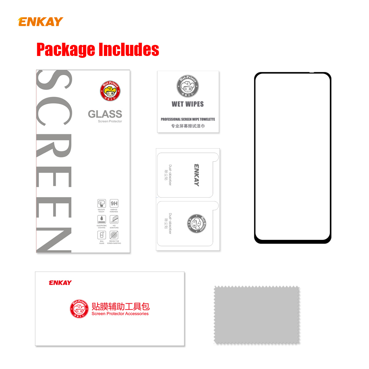 ENKAY-125Pcs-for-Xiaomi-Redmi-Note-10--Redmi-Note-10S-Front-Film-026mm-9H-Anti-Explosion-Hot-Blendin-1838807-8